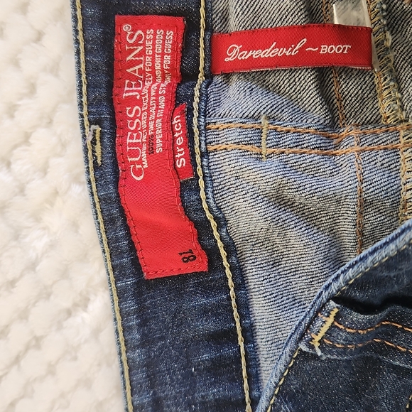 G BY GUESS DAREDEVIL BOOT WOMENS JEANS SIZE 28 - Picture 4 of 13